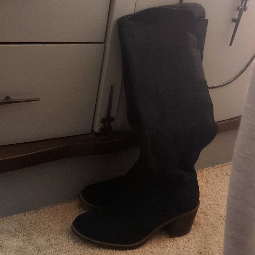 Lucky Brand Black Knee Boots